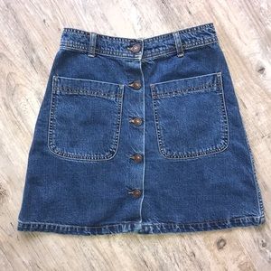 Zara Woman Denim Mini Skirt